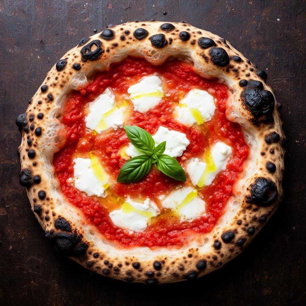 72h Long Fermentation Pizza — Round, 28–30 cm Home oven 250 °C or pizza oven