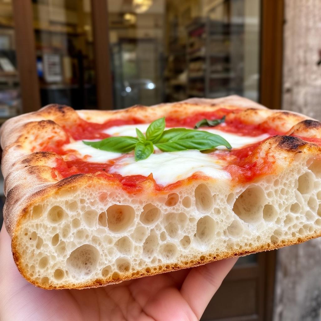 Roman Teglia Pizza — Sheet pan 30×40 cm Home oven 250 °C